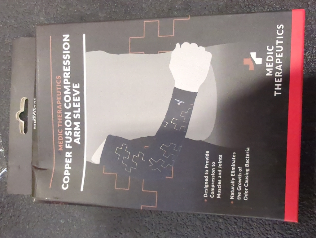 Copper Fusion Compression Arm Sleeves