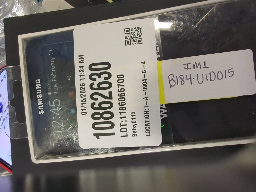 Samsung Galaxy S23 FE S-View Wallet Phone Case, Protective Cover with Card Holder Slot, Finger Tap Display Window, US Version, EF-ZS711CBEGUS, Black