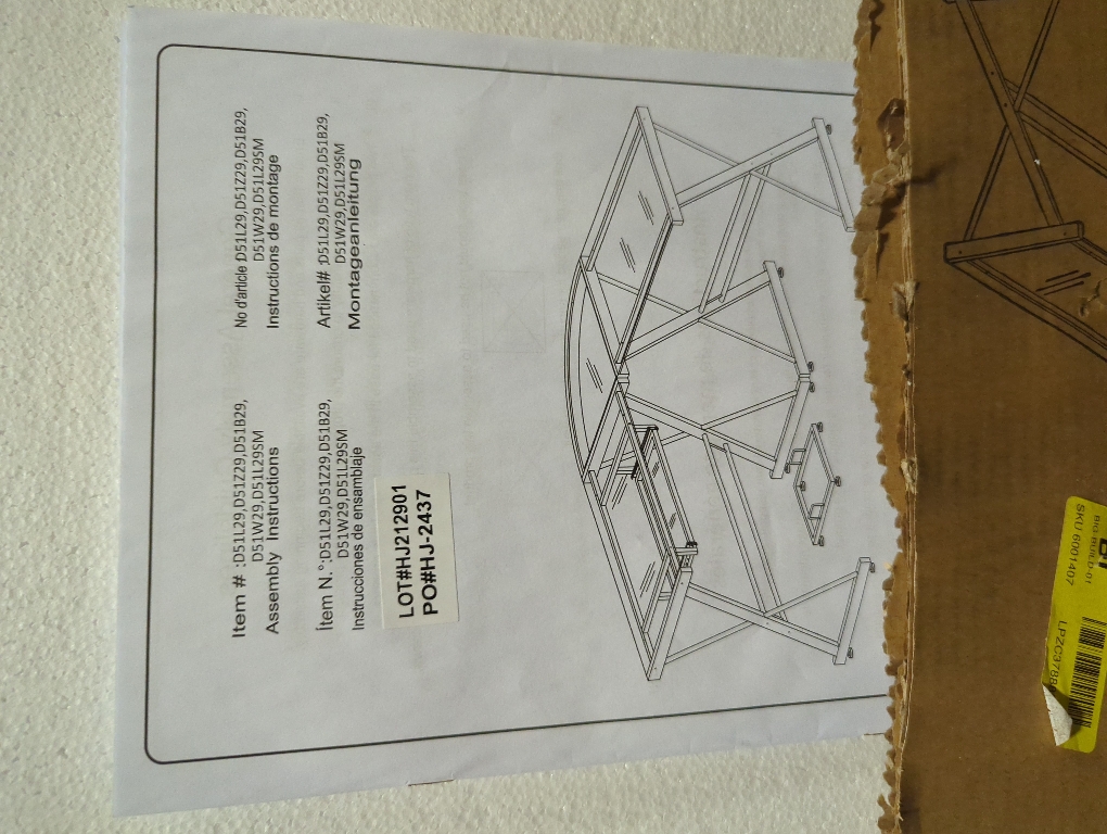 Home Office Black Desk