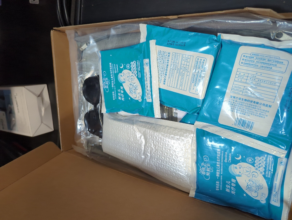 Jaundice Light Therapy Newborn Bilirubin Lamp Blanket Baby Neonatal Jaundice Treat Blue Ray Light 144LED Home