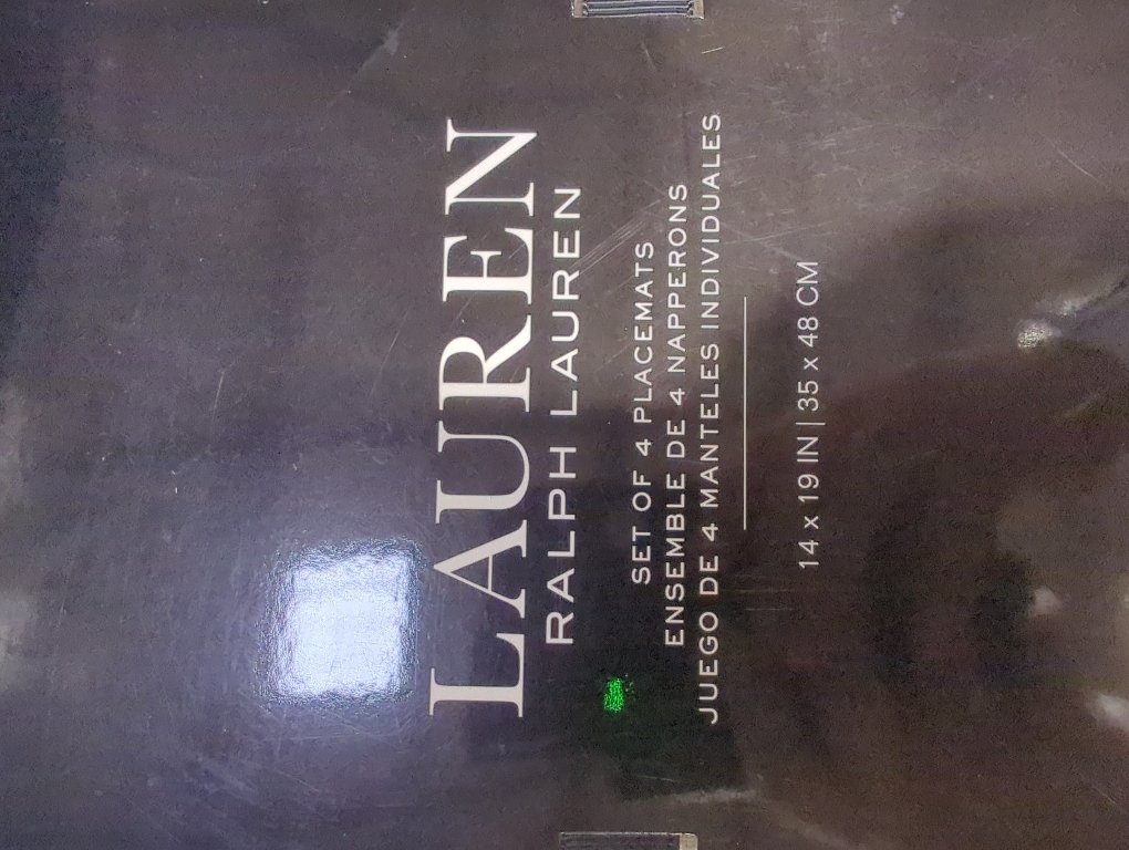 Ralph Lauren set 4 Pack placemats beige