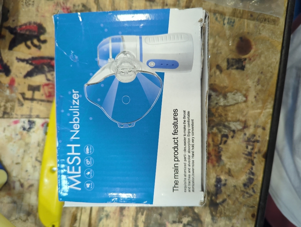 Smart Portable Nebulizer OTC for Adults and Kids with LCD Screen,3 odes & Auto-Cleaning,Professional Handheld Inhaler Mist Breathing Treatment Machine for Travel & Home