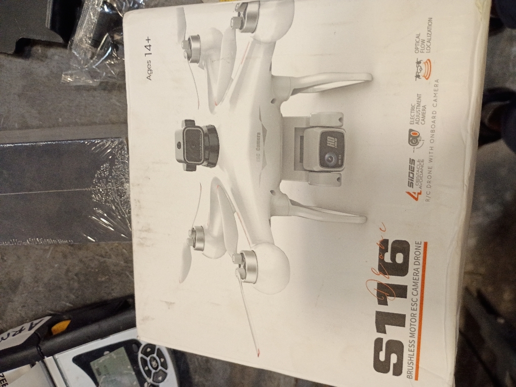 GoolRC S116 Drone with 4K Camera for Adults, RC Quadcopter with Obstacle Avoidance, Optical Flow, Trajectory Flight, Headless Mode, Gravity Sensor, Brushless Motor, Storage Bag and 2 Batteries (White)