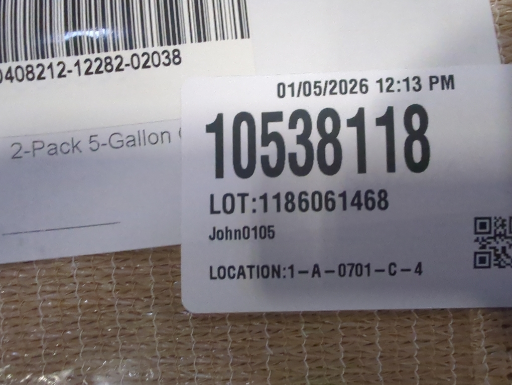 Coolaroo 2-Pack 5 Gallon Heavy Duty Plant/Vegetable/Herb/Fruit Breathable Fabric Grow Planter Pot Bags with Handles, Desert Sand