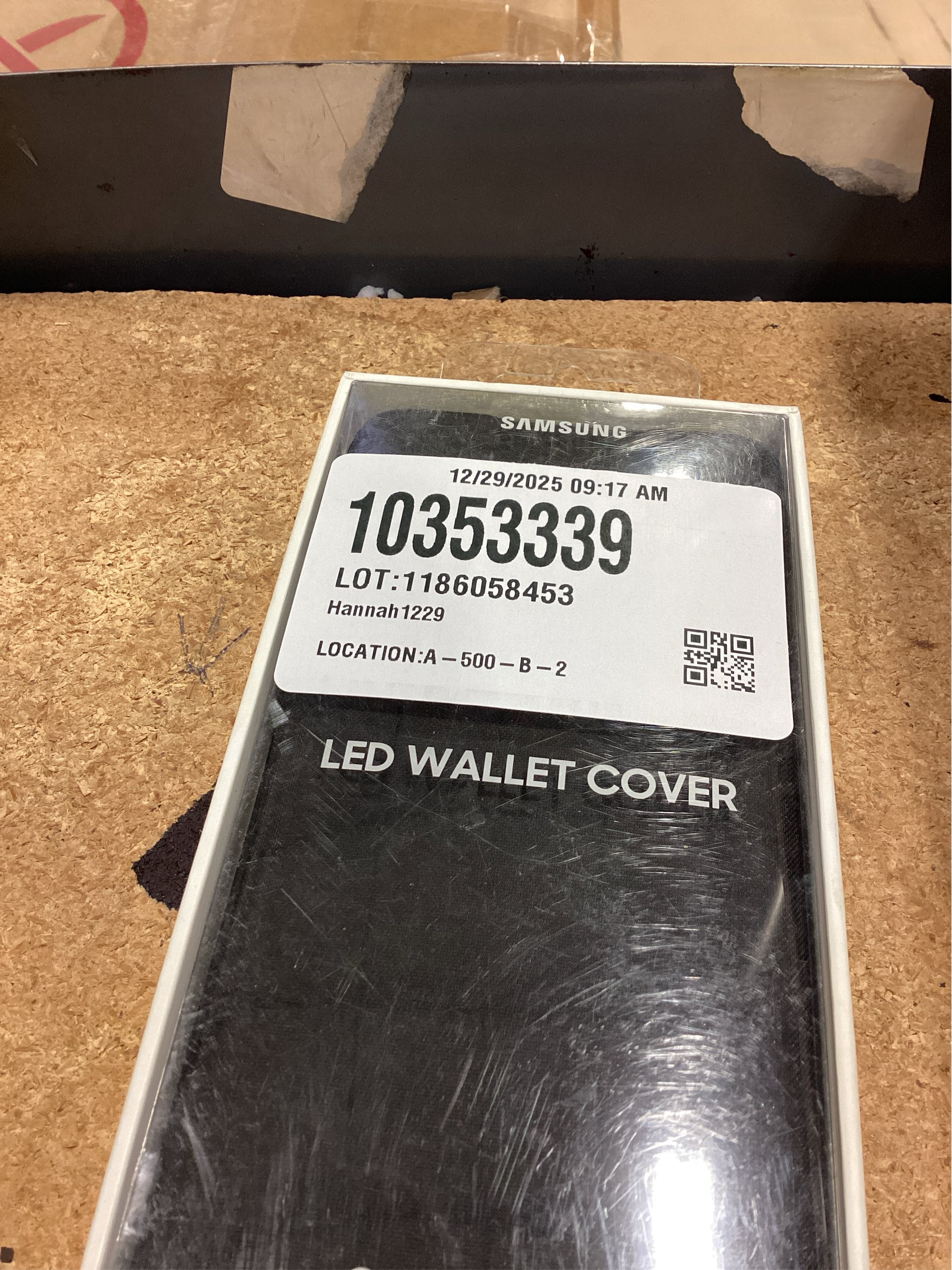 Samsung LED Wallet Cover EF-NG985 - Flip cover for cell phone - black - for Galaxy S20 , S20  5G