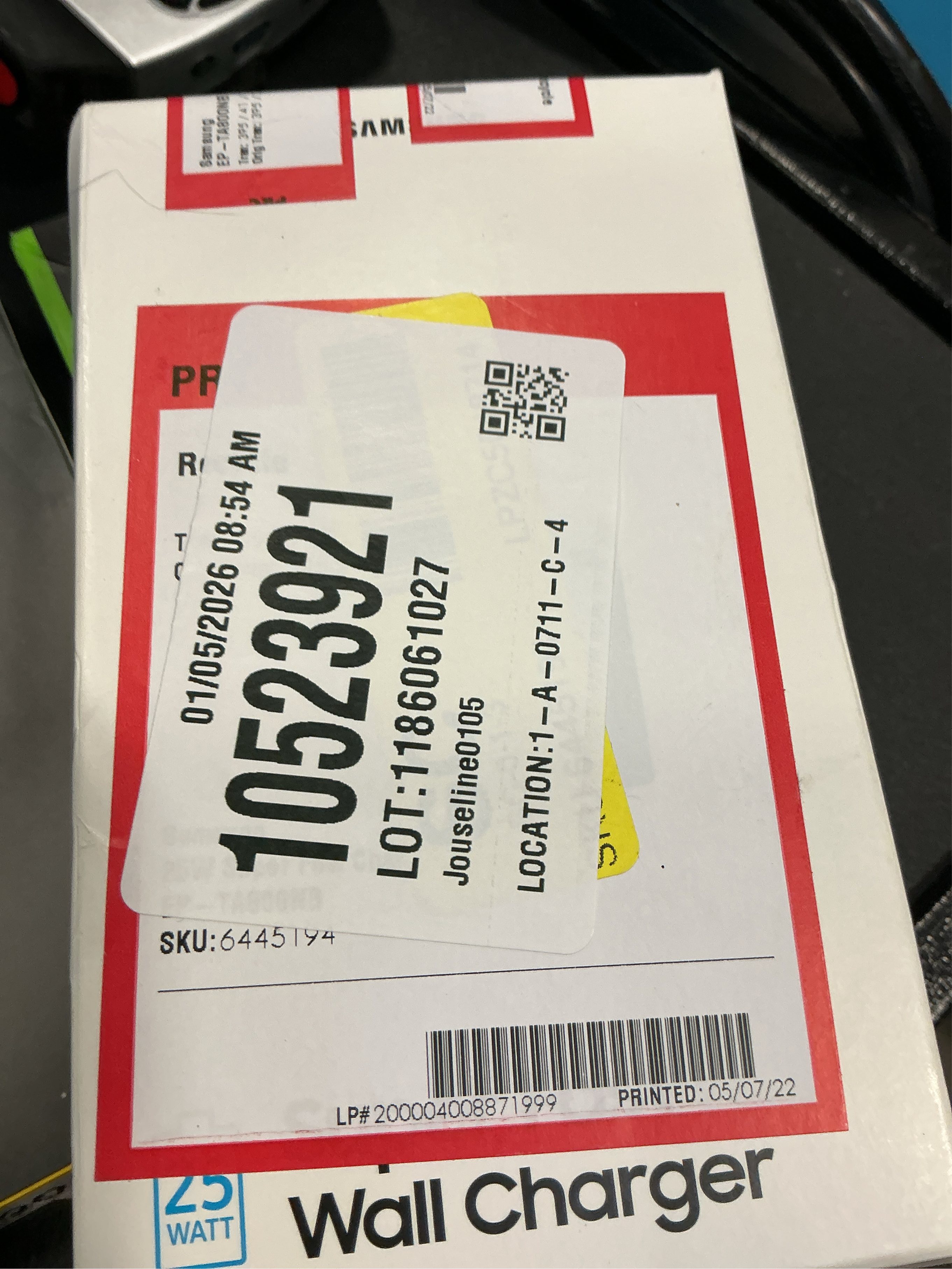 Samsung 25W USB-C Super Fast Charging Wall Charger - Black (EP-TA800NBEGUS)