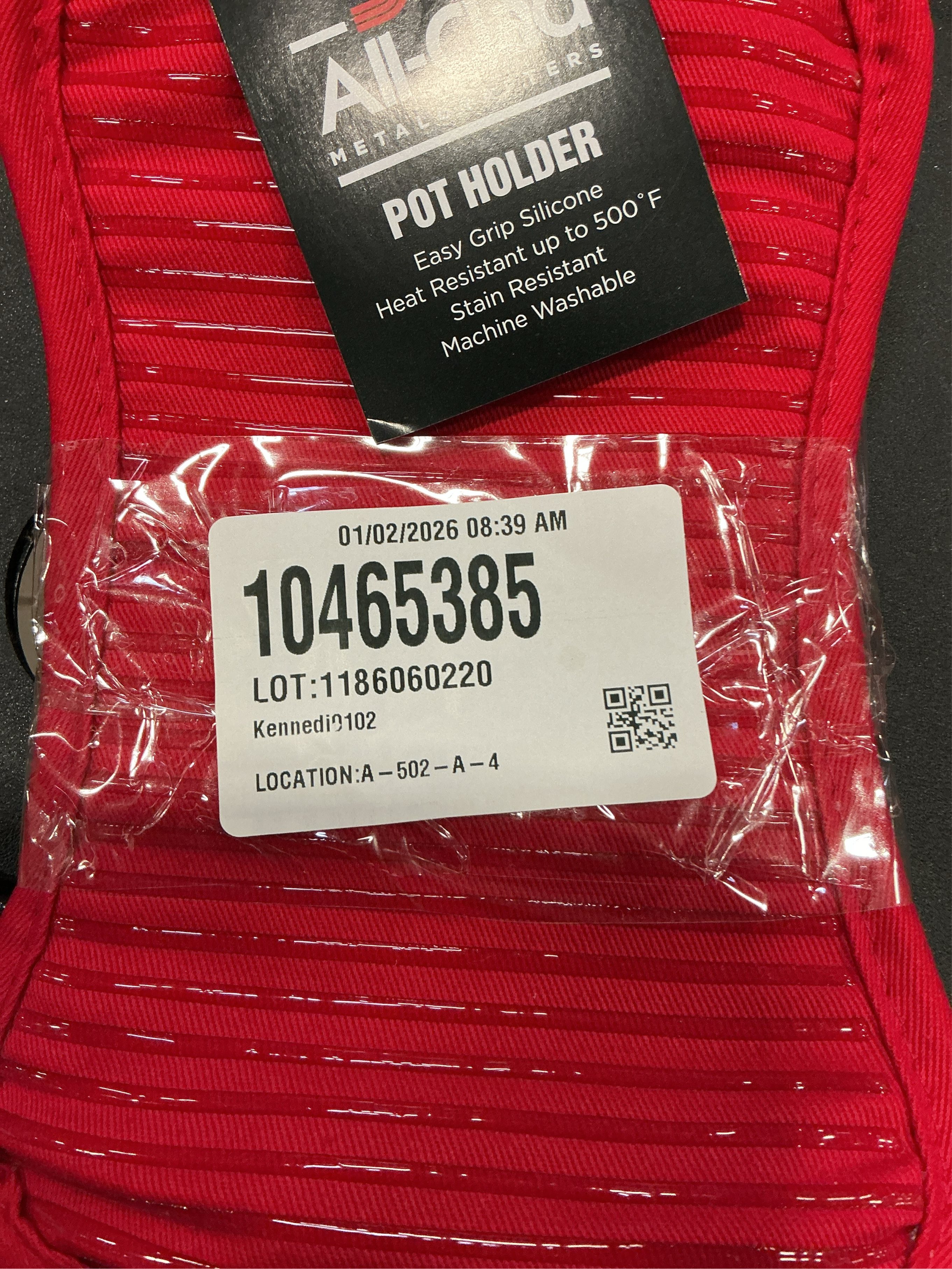 All-Clad Premium Pot Holder, 2 Pack, Chili Red