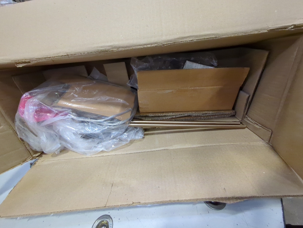 Gold Kichler Madden 4 Light Pendant in Champagne Bronze, Soft Modern Fixture, for an Entryway, Breakfast Nook, Laundry Room, 52722CPZ