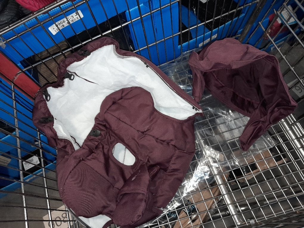 Changing Washing Kit,Canopy Sunshade Cover,Compatible with Car Seat Doona Strollers (Wine Red)