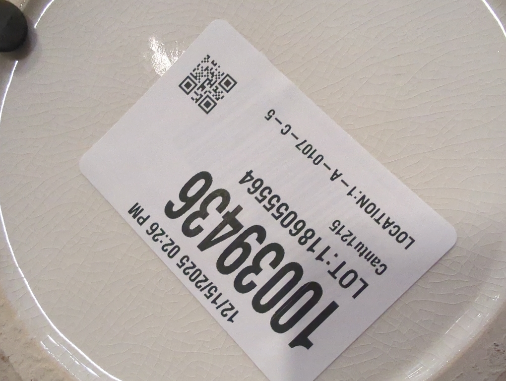 Nearly Natural  Tuscan Ceramic Gray Scroll Planter