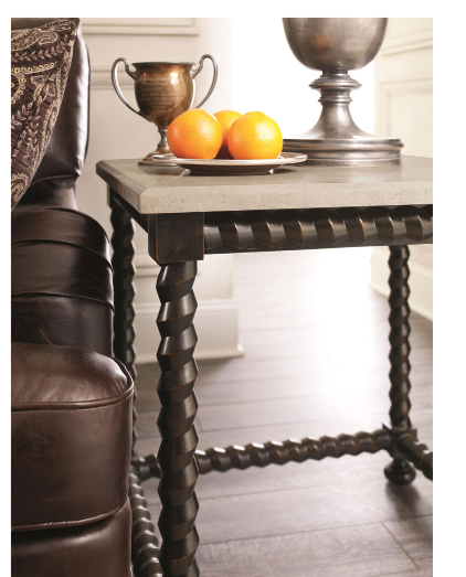 Bernhardt Cordova Side Table Top in Travertine Stone - 460111T (Table Top Only)
