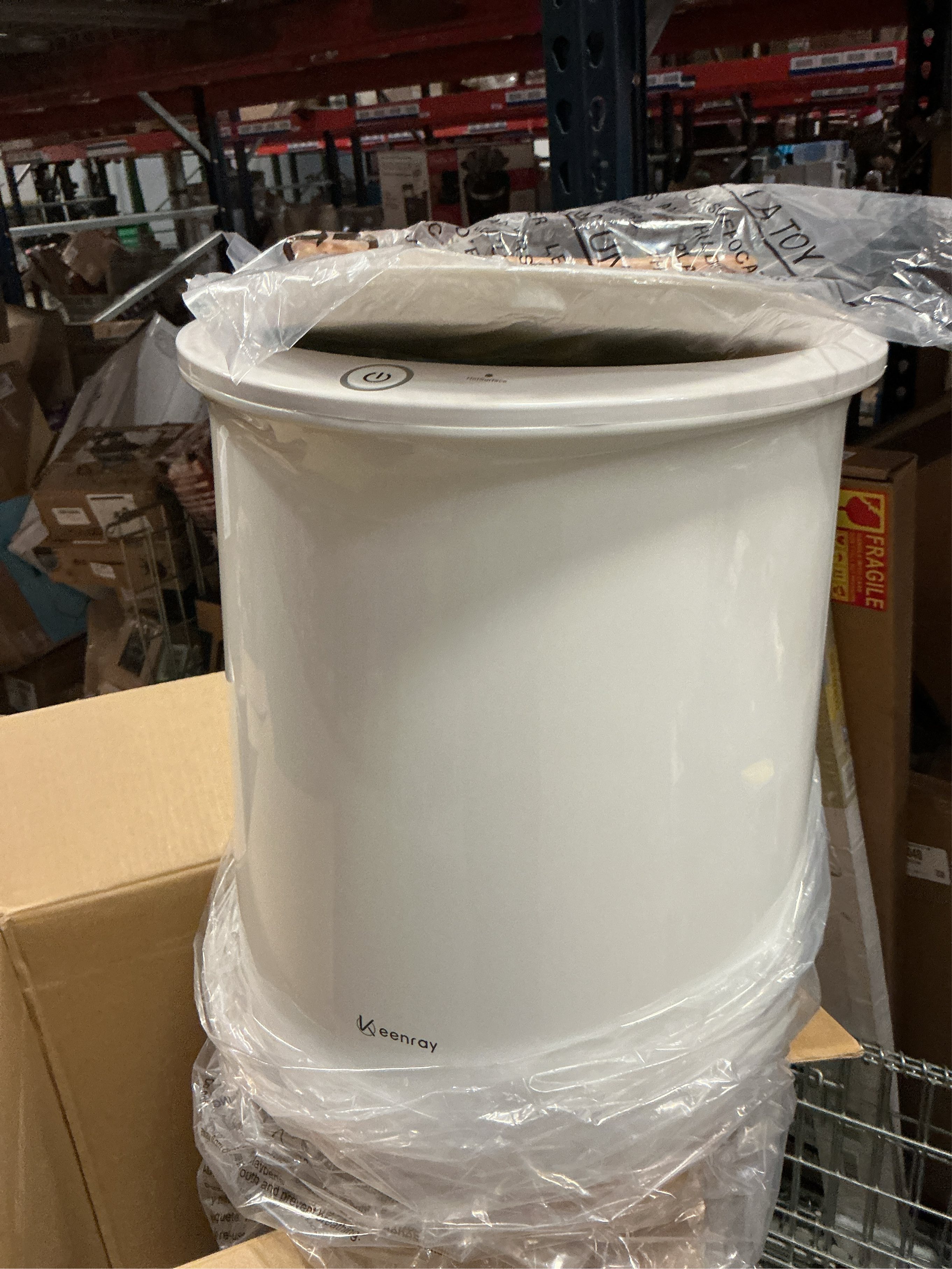 Keenray Towel Warmer, Luxury Towel Warmer Bucket, Large Towel Warmer for Bathroom, Auto Shut Off, Fits Up to Two 40X70 Oversized Towels, Bathrobes, Blankets, PJ's and More, CL1