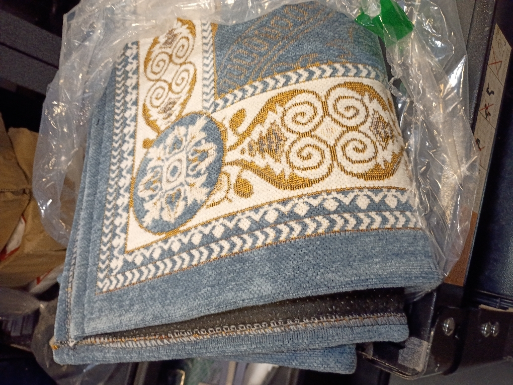 CHICHIC 36 x 24 Inch GrayBlue Indoor Door Mat for Home Entrance, Front Door Mat Indoor Inside Outdoor Outside Entryway Rugs Welcome Mat Anti-Slip Rubber Back Low Profile