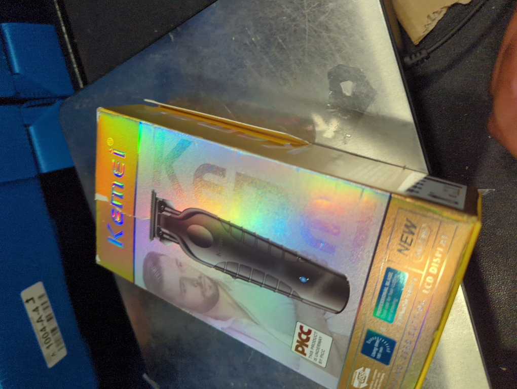 KEMEI 2299 Professional Hair/Beard Trimmer for Men Zero Gapped Hair Clippers for Barber with T Blade, Cordless Rechargeable