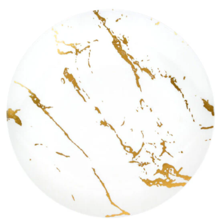 Stoke Gold and White Dinner Plates 120pc