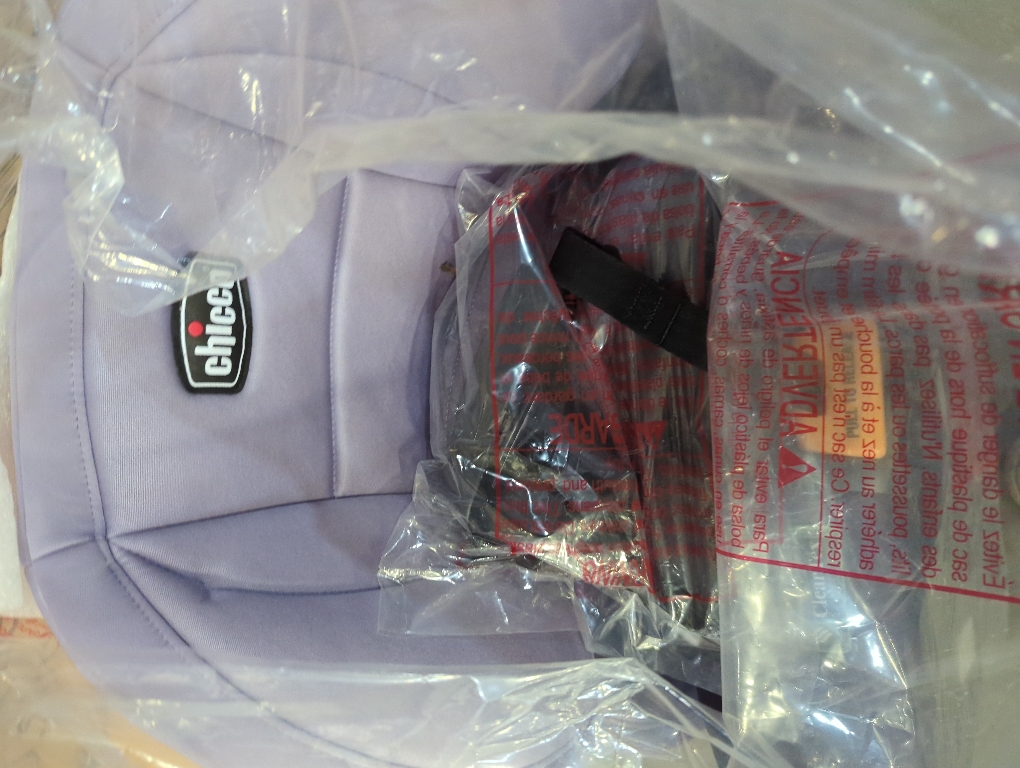 Chicco KidFit ClearTex Plus 2-in-1 Belt-Positioning Booster Car Seat, Backless and High Back Booster Seat, for Children Aged 4 Years and up and 40-100 lbs. | Lilac/Purple