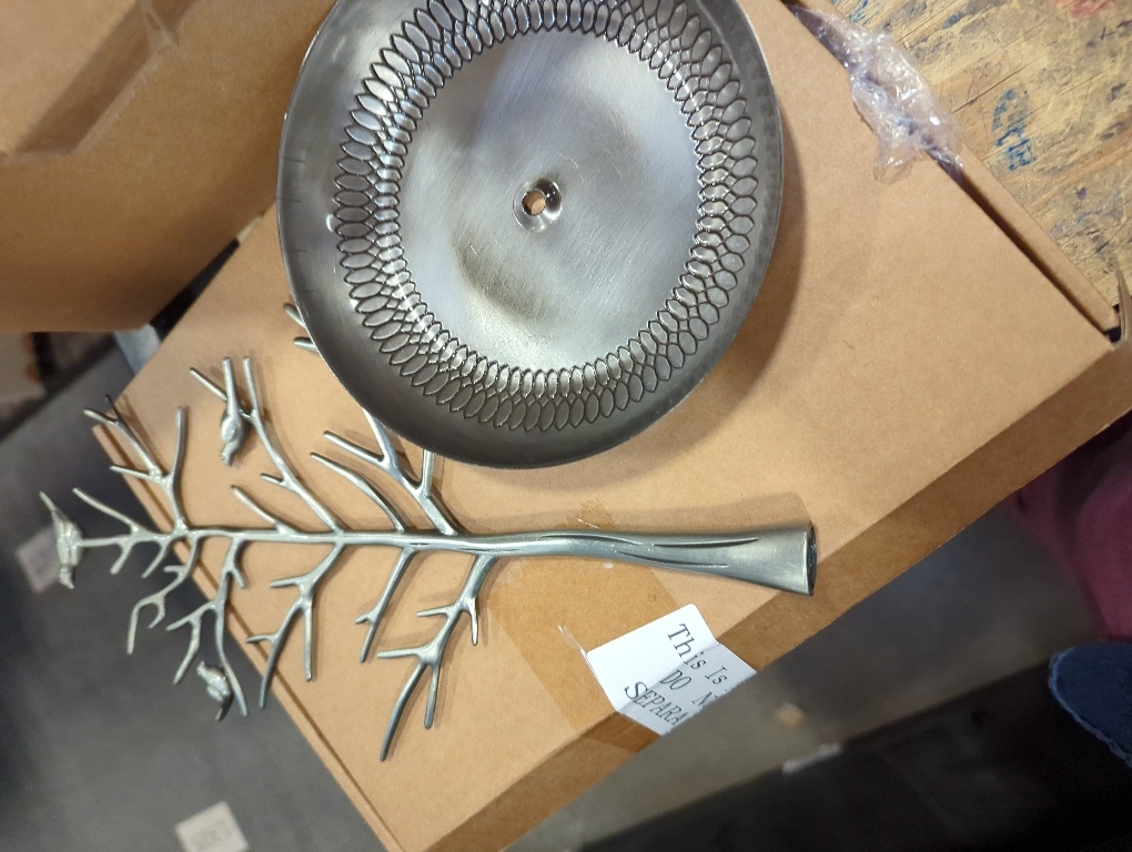 Fashion Jewelry Display Stand Money Tree Earrings Necklace Hanging Jewelry Display Storage Tools(Antique Sliver)