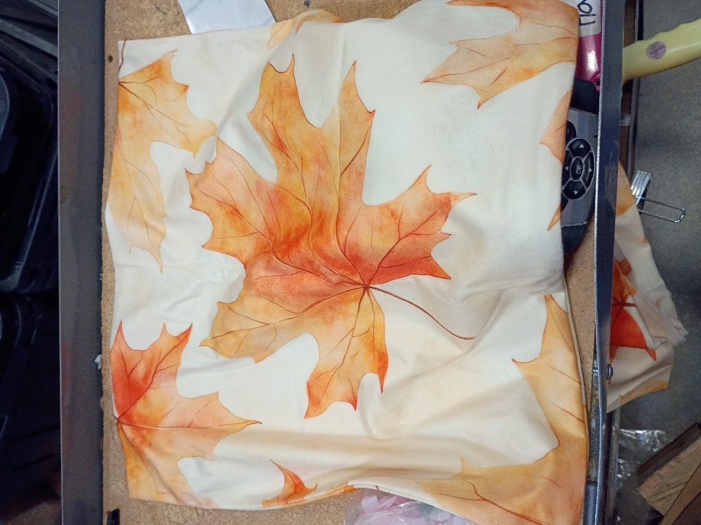 Fall Pillow Covers 18x18 Set of 2 - Burnt Orange Maple Leaf Throw Pillow Covers, Autumn Decorations Decorative Velvet Cushion Cases for Couch Sofa Home Decor