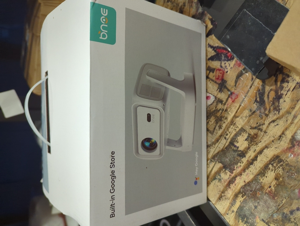 4K Projector with WiFi and Bluetooth, 2000 ANSI Outdoor Projectors with Built-in 10,000  Apps, Bnoe Native 1080P Smart Proyector for Home Theater Movie with Dual Speaker and Voice Control & Auto Focus