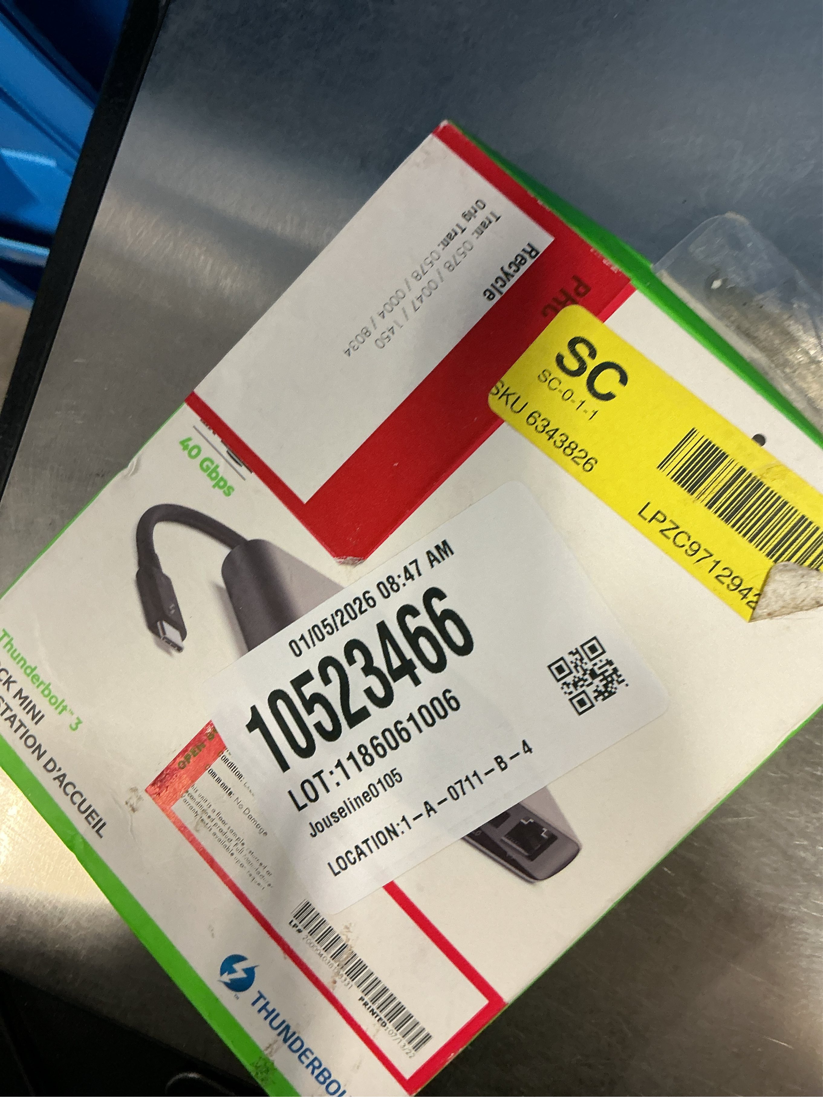 Belkin Thunderbolt 3 Dock Mini HD With Thunderbolt 3 Cable - Usb C Hub - Usb C Docking Station For Macos & Windows, Dual 4K @60hz, 40Gbps Transfer Speed, With Ethernet Port, BLACK