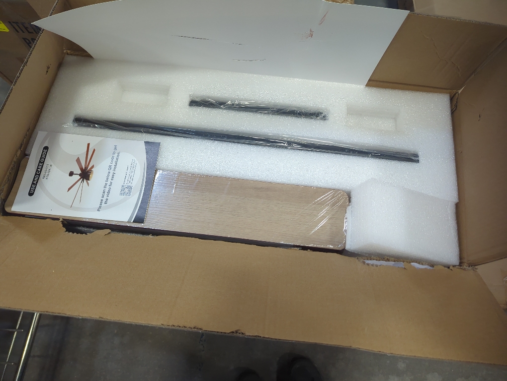 Size 52 Color brown  Ceiling Fans with Lights, 52 Inch Farmhouse Ceiling Fans with Light and Remote, Modern Ceiling Fan with Light Bulb,Reversible DC Motor, Dual Finish 8 Blade Wood Ceiling Fan for Indoor/Outdoor