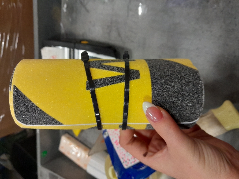 Anti Slip Tape, Waterproof Self Adhesive Yellow/Black 6x33Ft Grip Tape