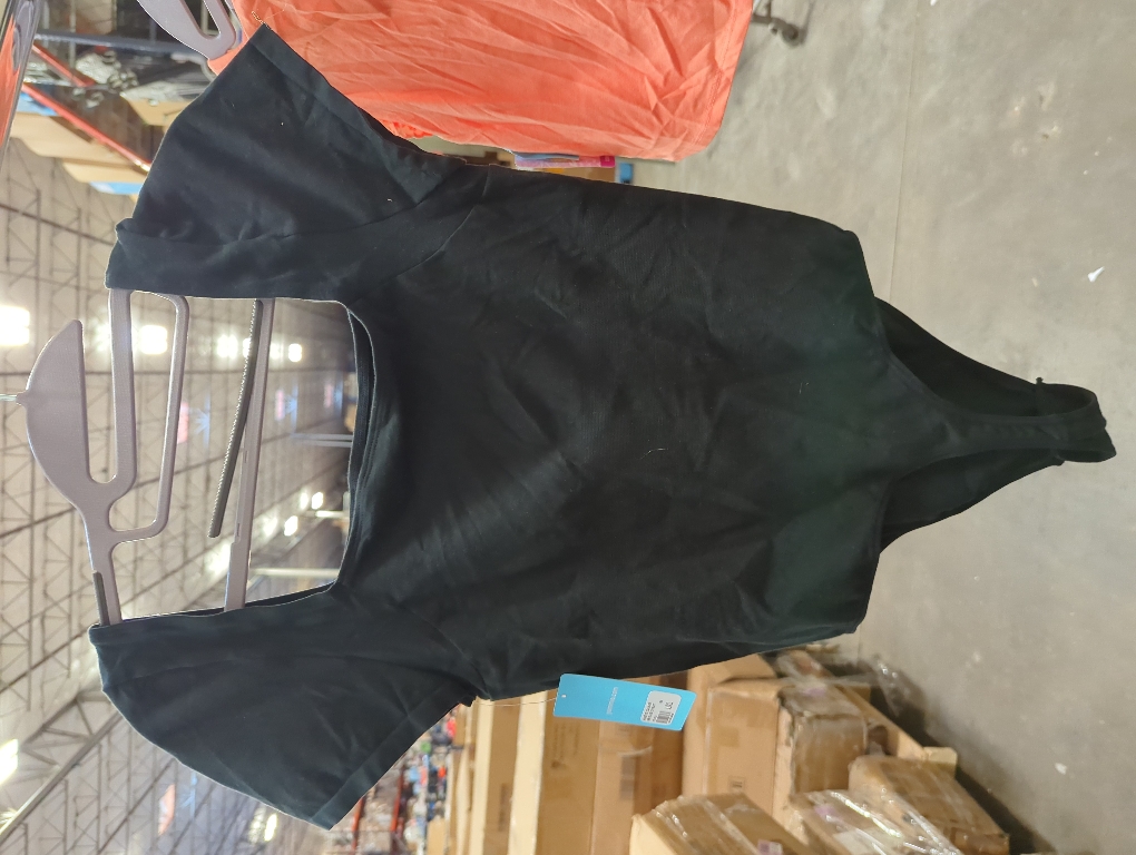 Yummie womens Anette Square Neck Shaping Bodysuit. Size L/XL