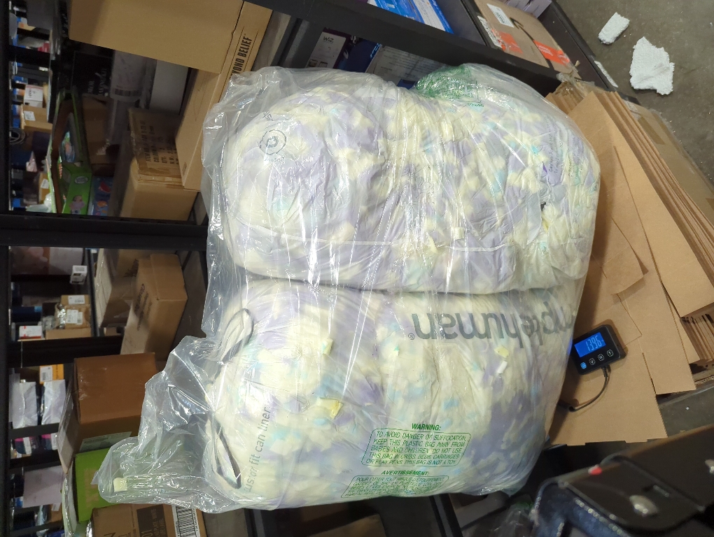 Posh Creations Foam Filling Bean Bag Refill, 20lbs, Multi-Color