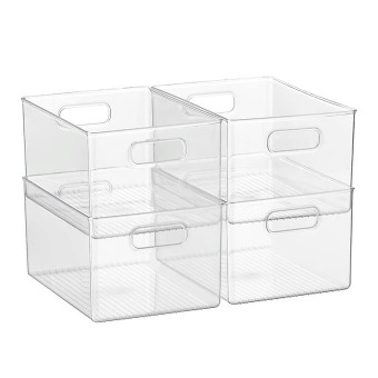 Linus Clear Storage Bins