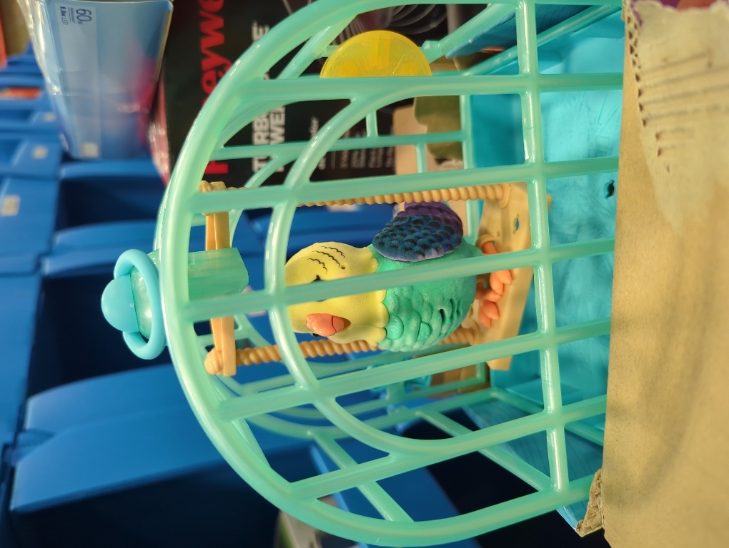 Little Live Pets My Really Real Talking Bird Toy & Cage - Indie, Interactive Voice Repeating Toy, 20  Sounds & Reactions, Talking Toys for Kids 5-7