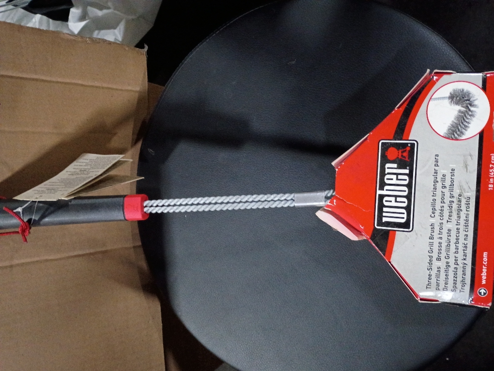 Weber Grill Brush 18 in. H X 1 in. L X 7 in. W 1 pk