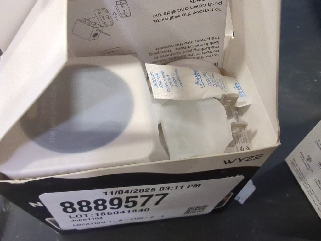 Color White Wyze Cam OG Plug-in Indoor and Outdoor Smart-Enabled Security Camera