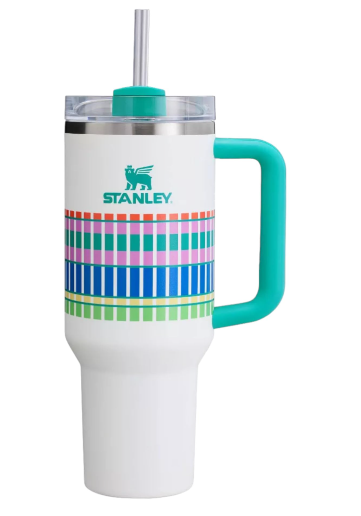 STANLEY Quencher H20 FlowState Stainless Steel Vacuum Insulated Tumbler with Lid and Straw for Water  Iced Tea or Coffee Summe