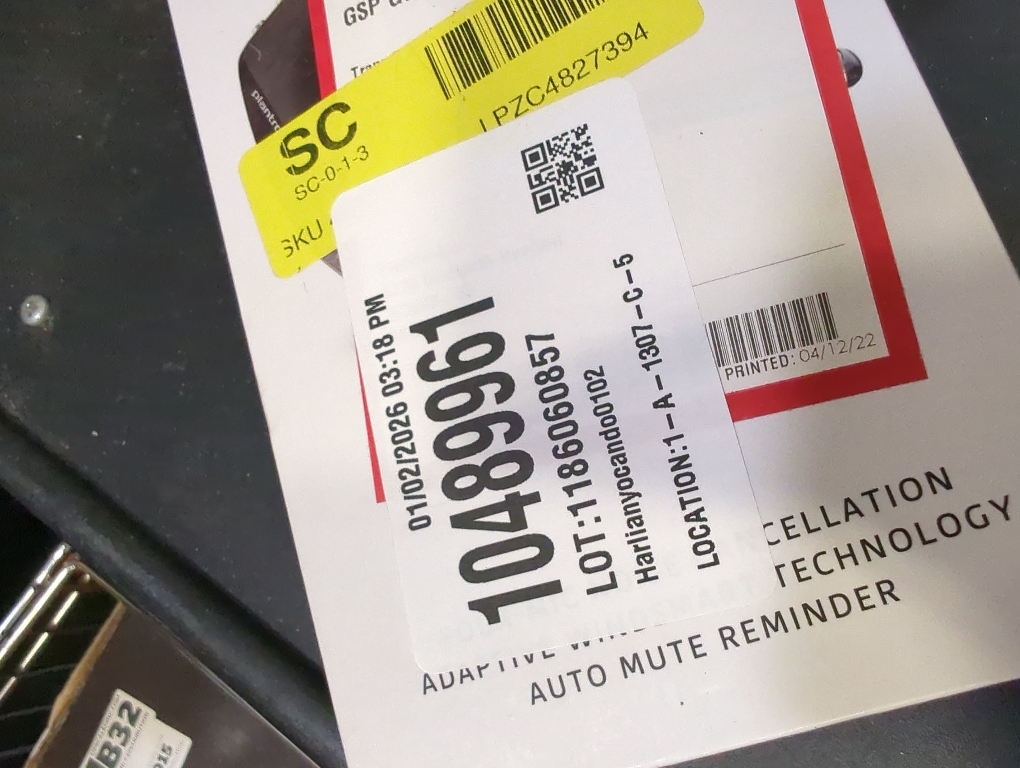 Poly - Formerly Plantronics - Voyager 5220 Wireless Noise Cancelling Bluetooth Headset with Amazon Alexa - Black