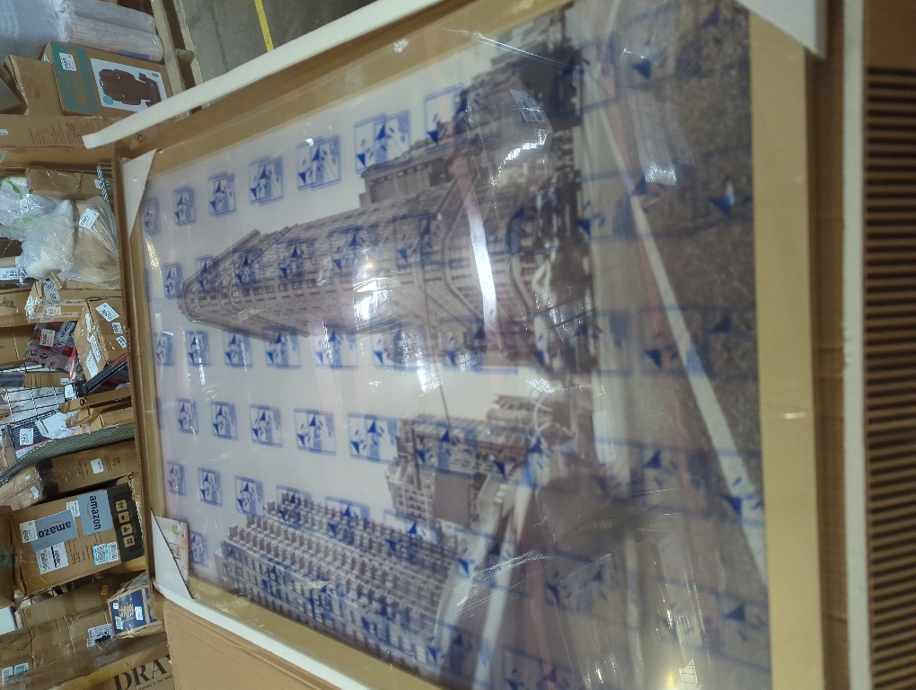 Artery8 Flat Iron Building New York NYC 1903 Vintage Historical Photo A4 Artwork Framed Wall Art Print