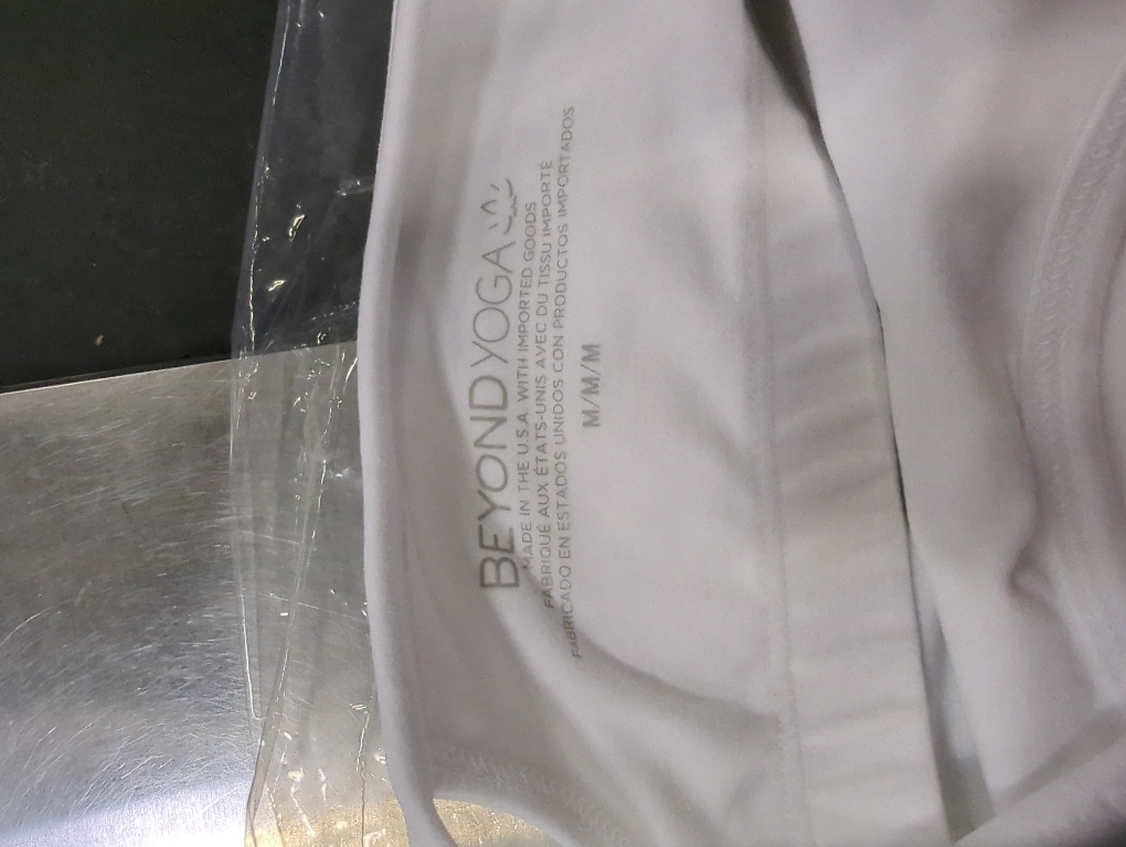 Size medium Beyond Yoga Women's White Spacedye Sleeveless Tank Dress ...