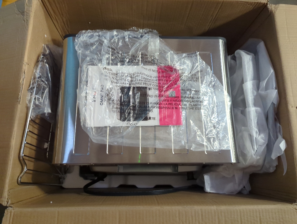 Instant Pot Omni Pro 19QT/18L Toaster Oven Air Fryer, 14-in-1, Crisp, Broil, Bake, Roast, Rotisserie, Toast, Slow Cook, Proof, Split Cook, Temp Probe, Convection, from the Makers of Instant Pot, Black