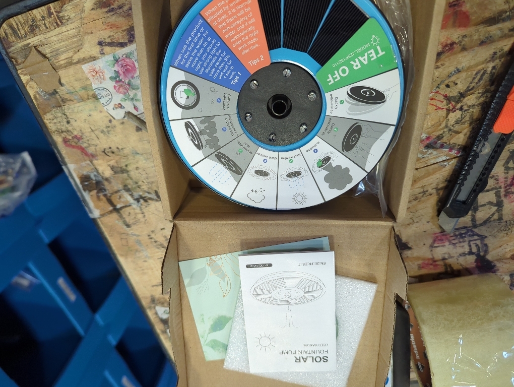 SZMP Solar Fountain Upgrade, 3.5W Solar Powered Bird Bath Fountains with Flower, Outdoor Water Feature Solar Pump with 7-in-1 Nozzles, 4 Fixed Pipes for Humingbirds, Garden, Pool, Pond, and Fish Tank