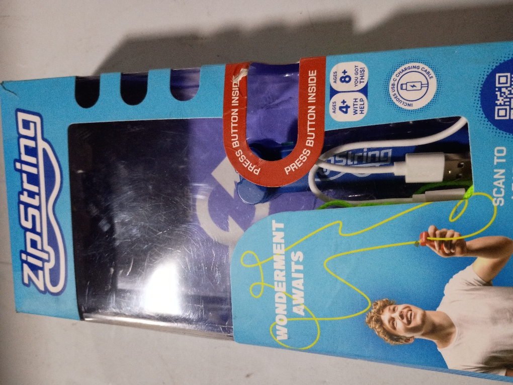 ZipString , Gift for Kids and Adults, As Seen on Shark Tank, Recommended Age 4  years old, Bodacious Blue