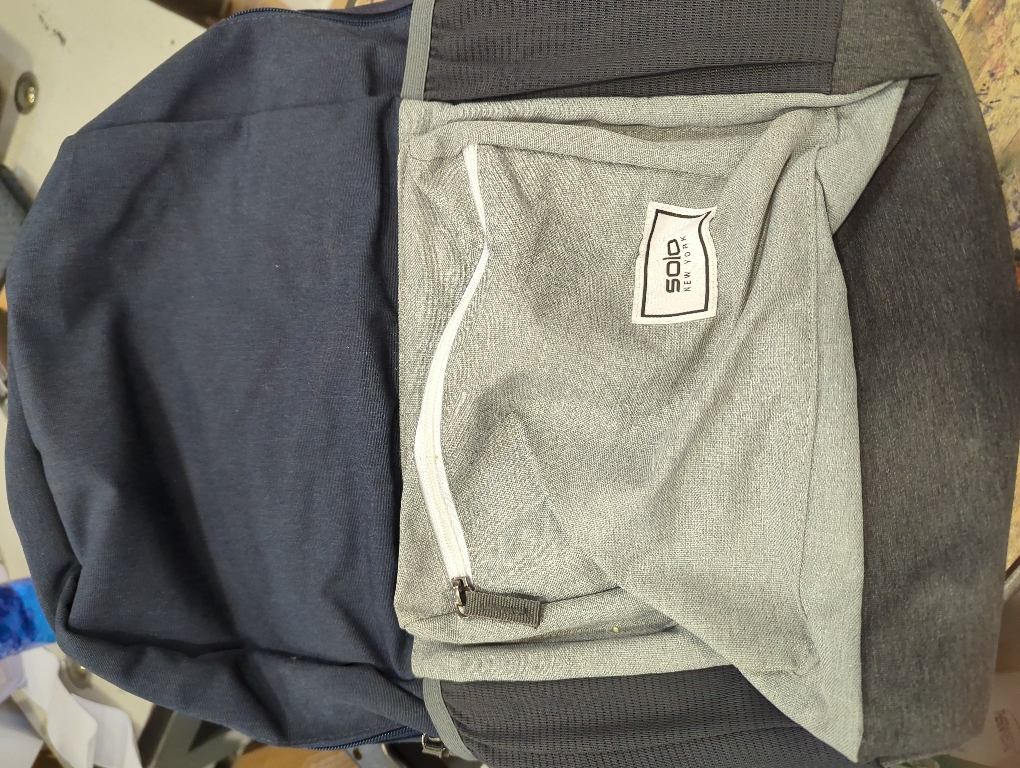 Solo New York Re:Port Laptop Backpack, Made from Recycled Materials, Out of the dark Blue, Fits Up to 15.6 Laptop