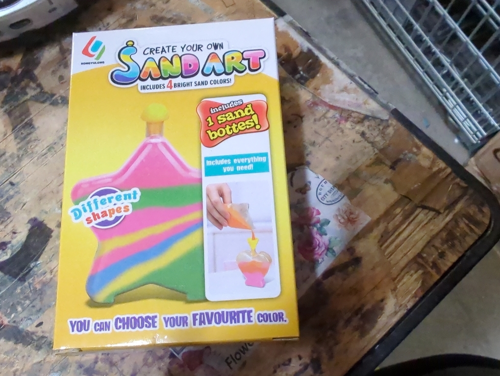 MAGICACORN Glow Sand Art Kit – DIY Craft for Kids Ages 5-12, Fun Creative Gift (Star Bottle)