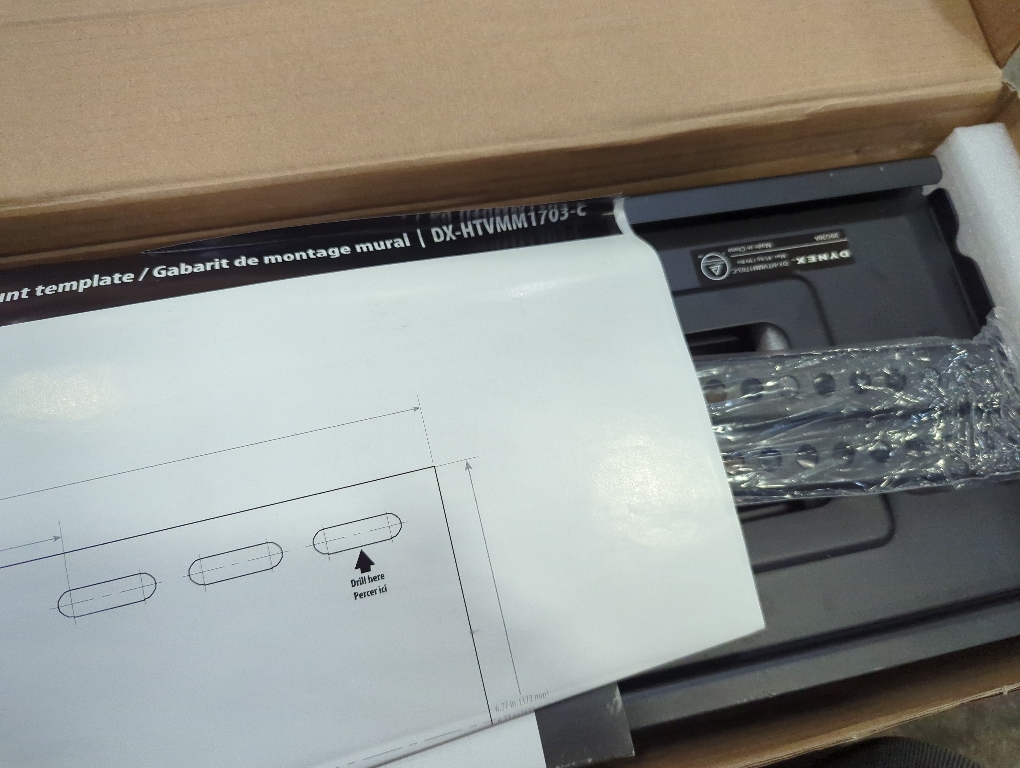 Dynex 47 - 75 Full Motion TV Wall Mount - Black