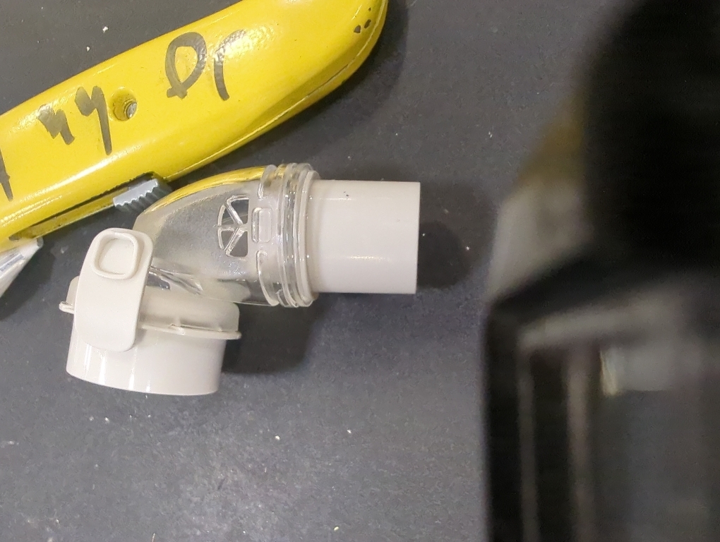 AirFit F20 Mask QuietAir Elbow – 1800CPAP.COM