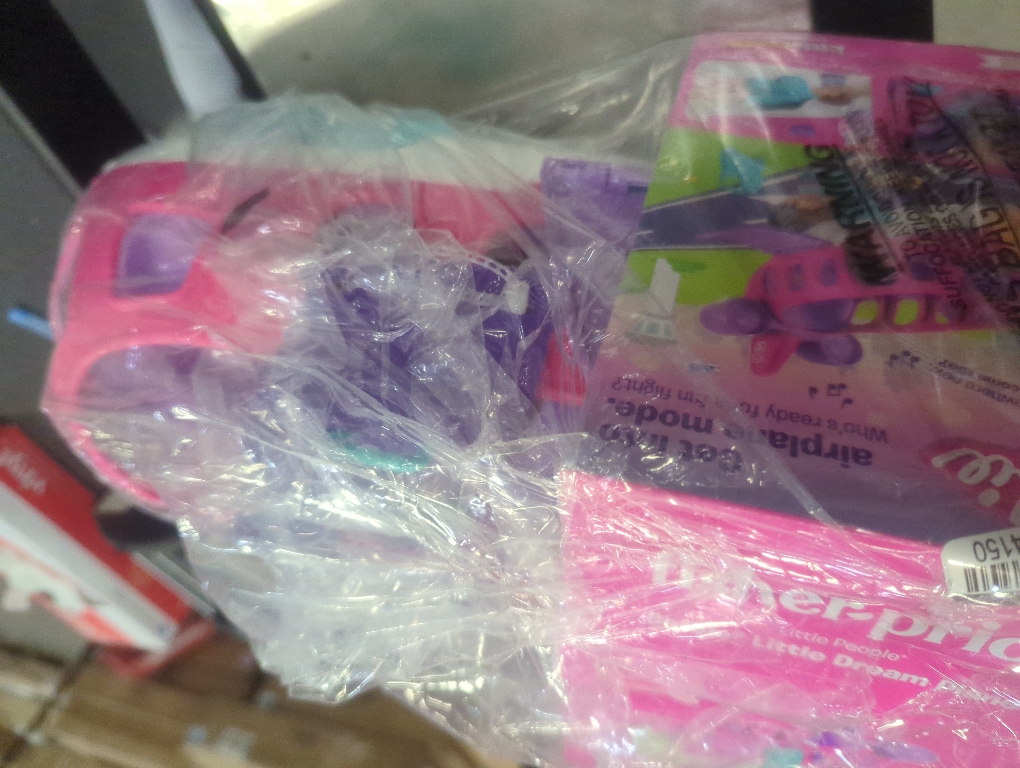 Fisher-Price Little People Barbie Toddler Toy Little Dream Plane with Lights Music