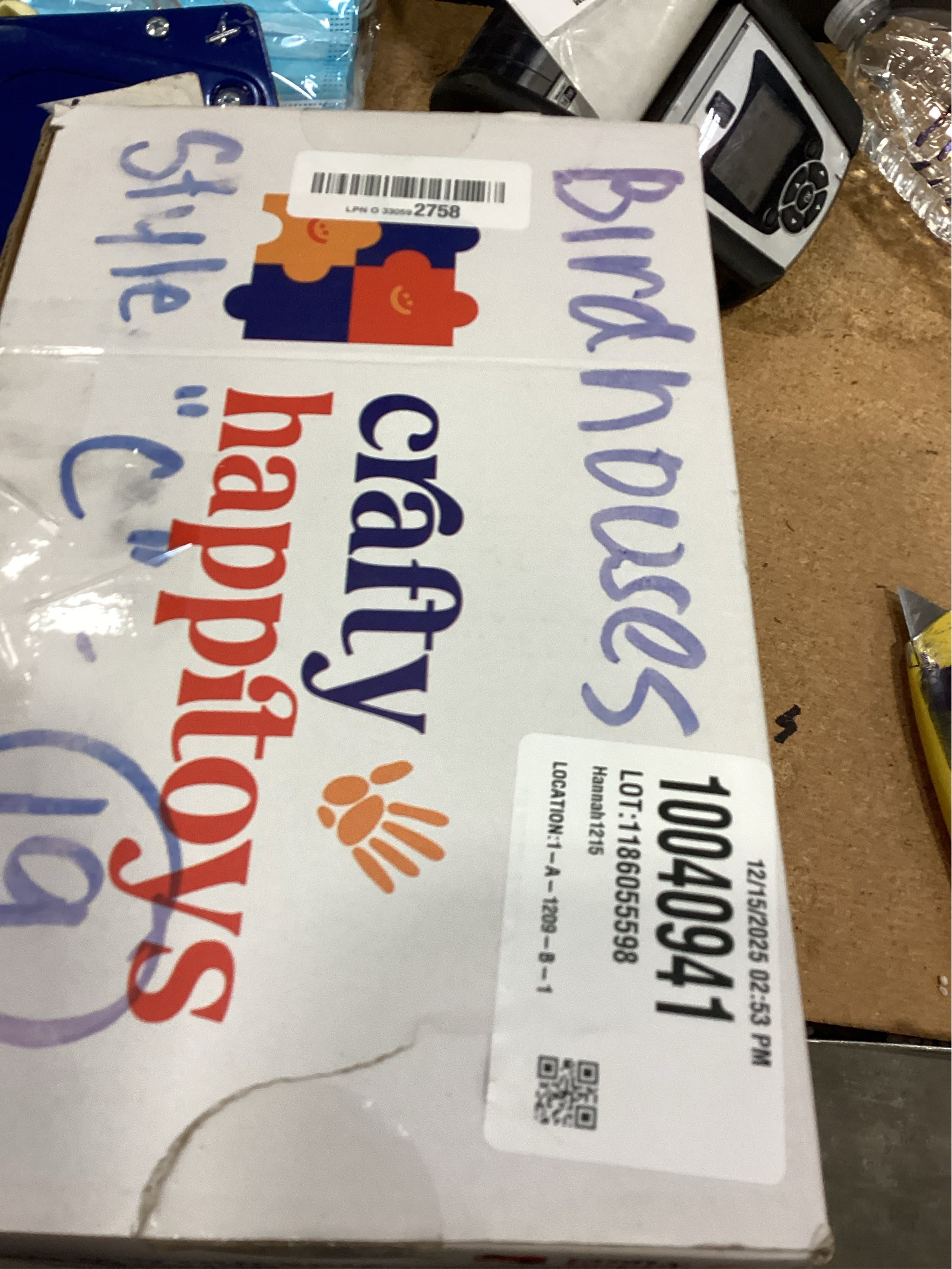 Birdhouse Kit - 15 Unfinished Wood Bird Houses for Children to Paint - Wood Craft Project Kits for Kids - Wooden Arts & Craft for Girls & Boys