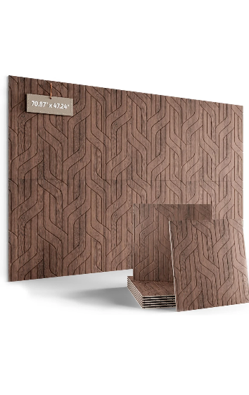 Large Felt Bulletin Board 36x24 Cork Board Alternative - 6 Pack with 40 Safe Removable Adhesive Tabs, Cork Boards for Walls for Home Office Classroom Pin Board-Brown