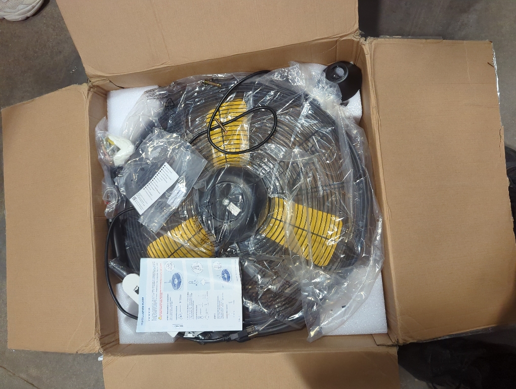 Orison 22'' Outdoor Ceiling Fans with Lights, Wet Rated Gazebo Fan with Remote, Plug in Hanging Fan for Patio Waterproof, App Controll,Black