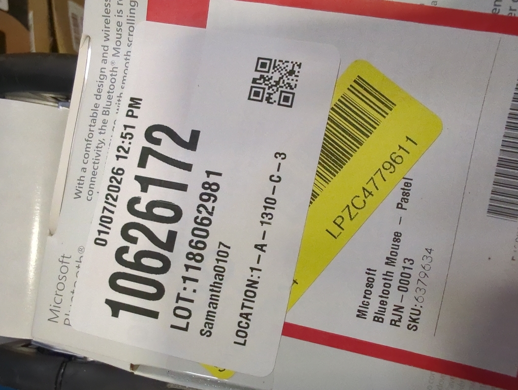 Microsoft Bluetooth Mouse Pastel Blue - Wireless - Bluetooth - 2.40 GHz - 1000 dpi - Scroll Wheel - 4 Button(s)