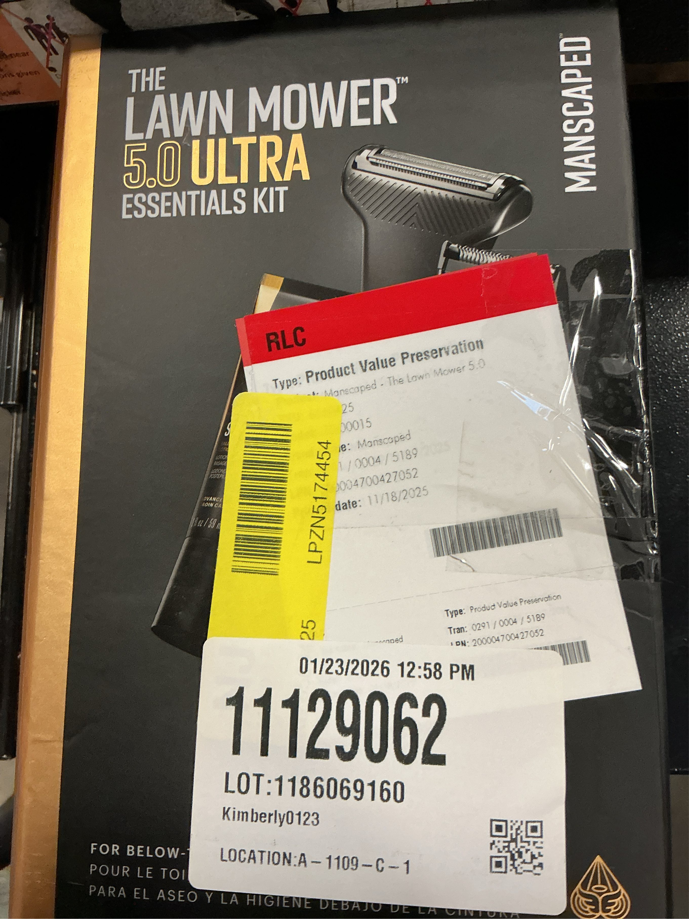 Manscaped - The Lawn Mower 5.0 Ultra Hair Trimmer Essentials Kit - Black