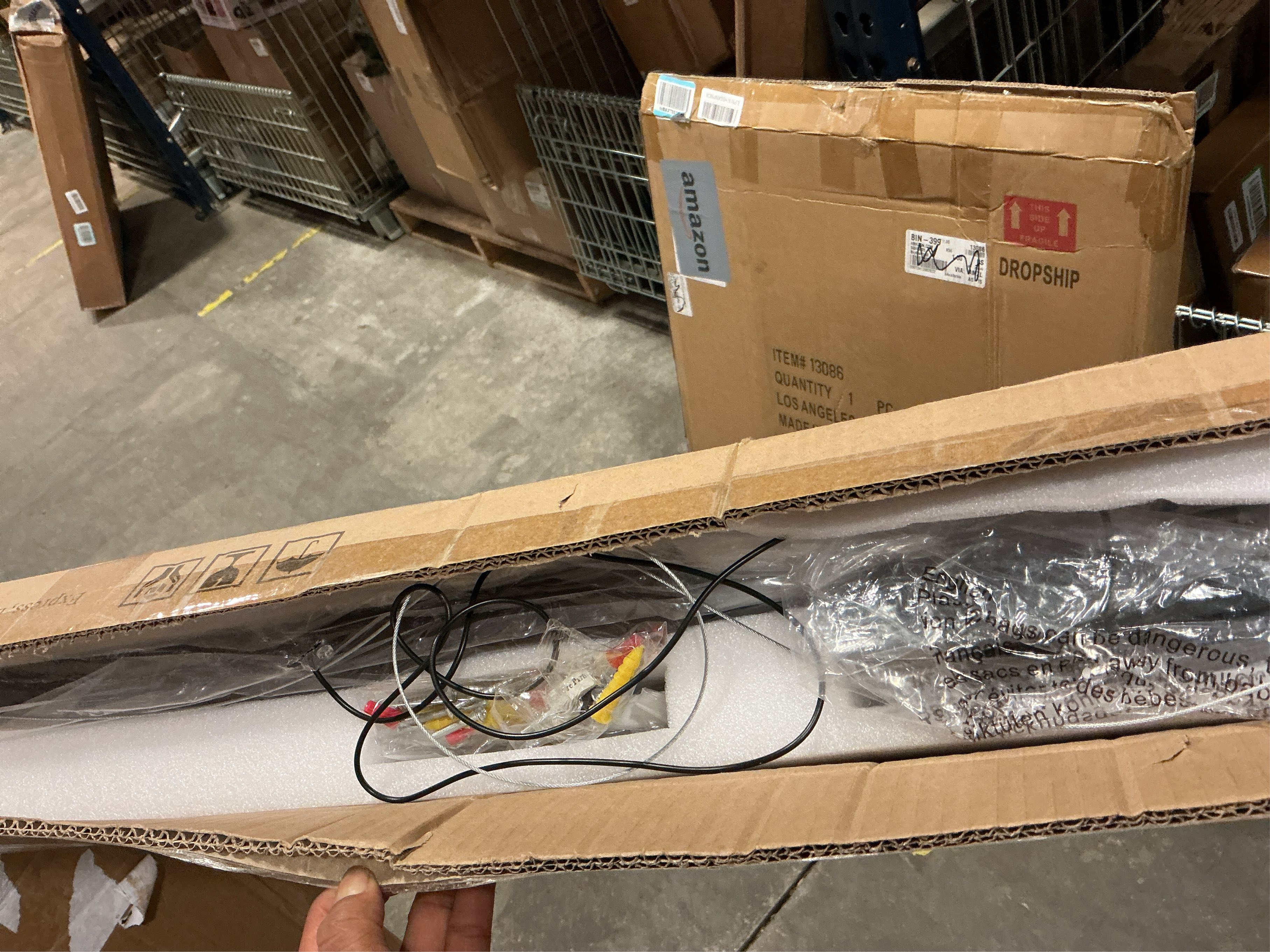 Modern LED Linear Pendant Lights 52 inch LED Chandelier Lighting for Home Office Black and Wood Dining Room Hanging Light Fixture Modern Dimmable Kitchen Island Lighting